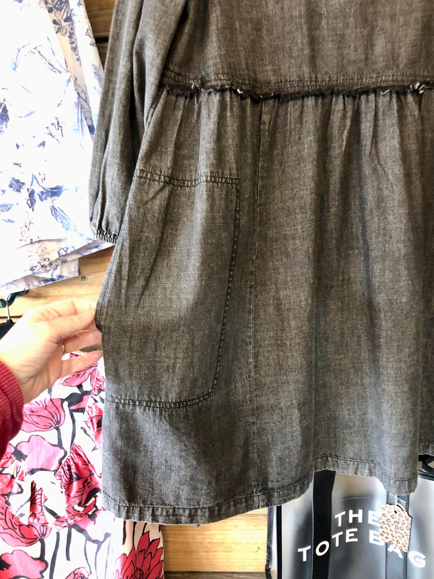 Denim Baby Doll Dress