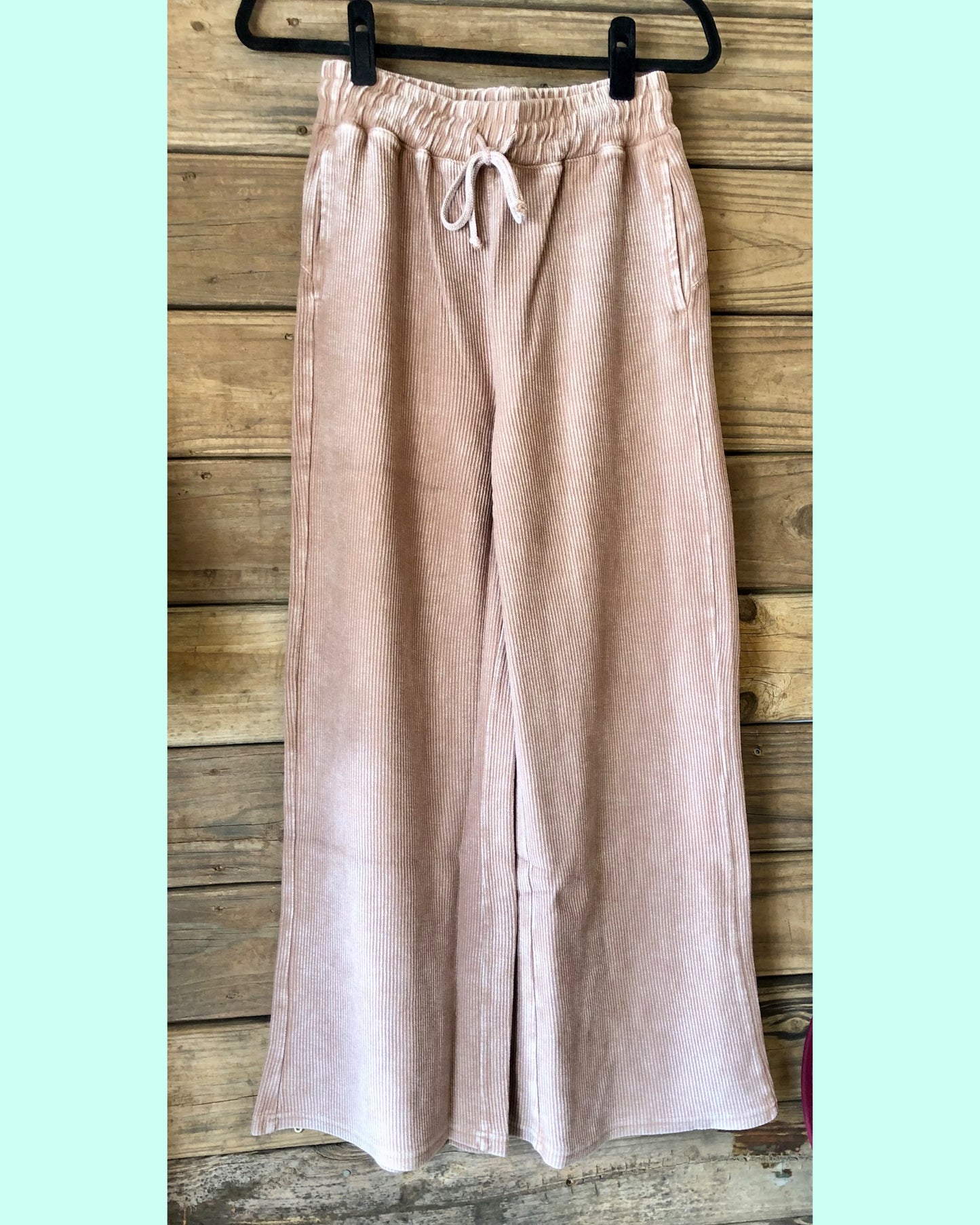 Corded Wide Leg Pants
