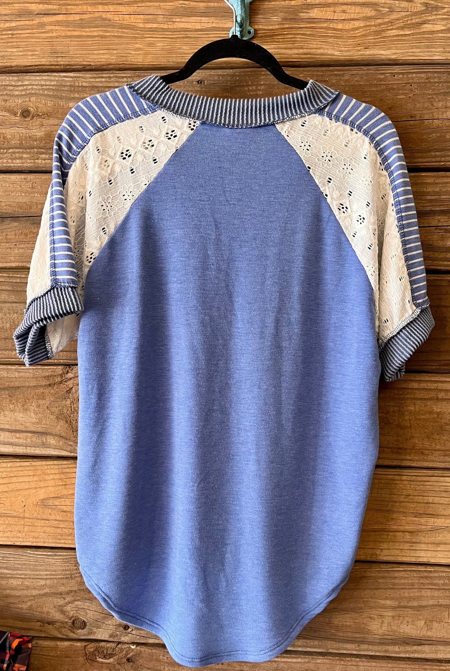 Blue Skies Multi Pattern Top