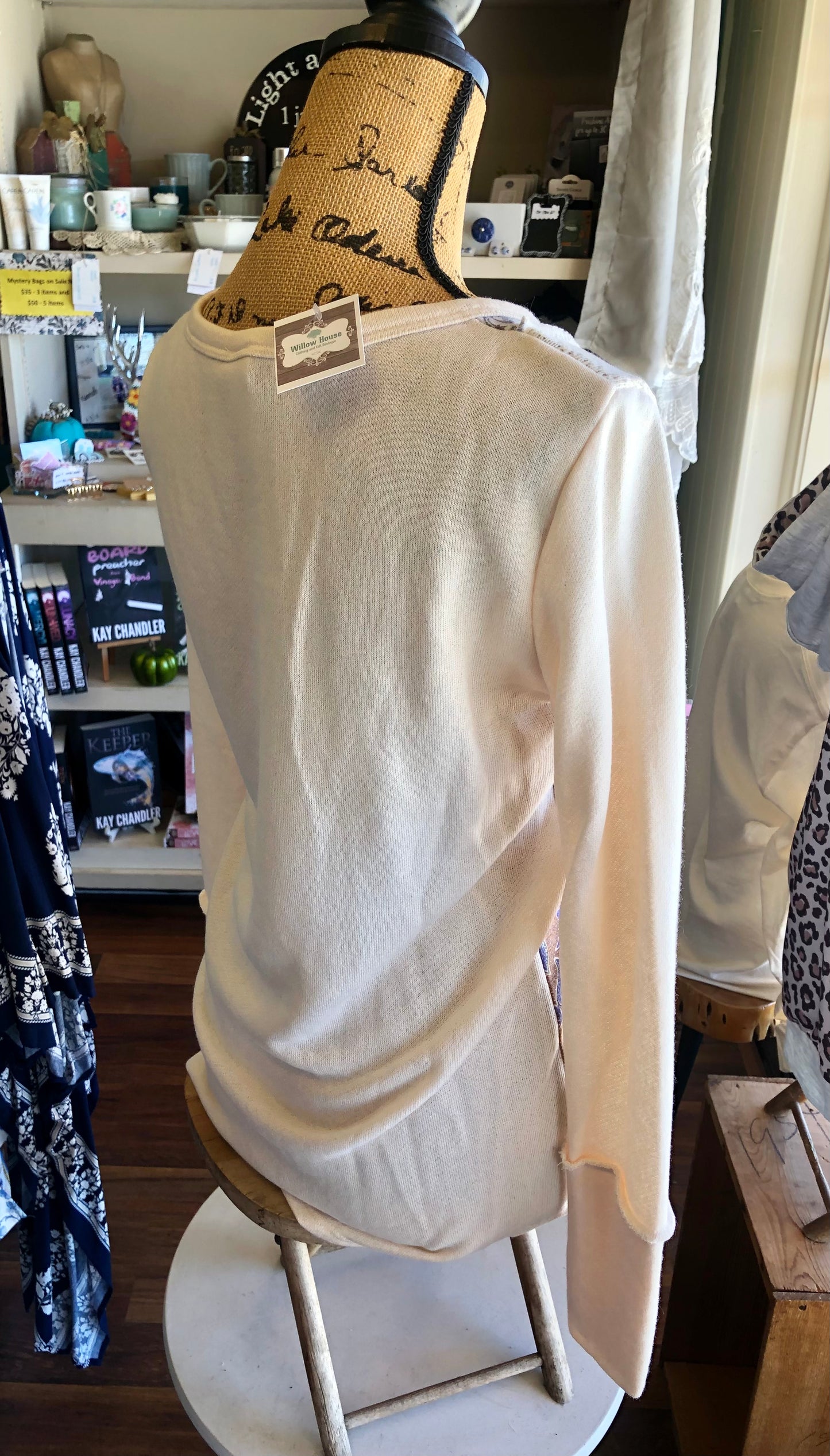 Patchwork Seam Detail Top