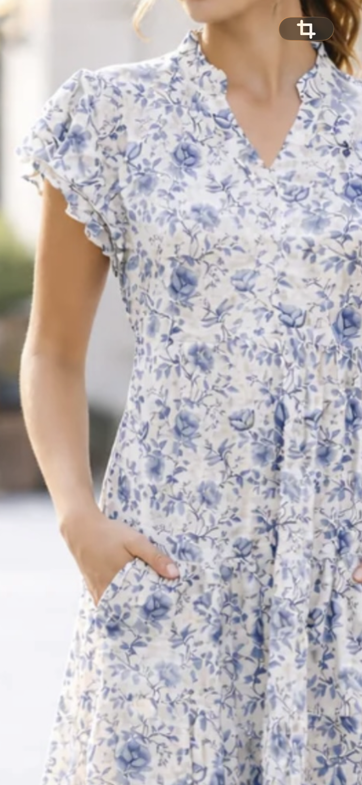 Blue Ivy Floral Tiered Midi Dress