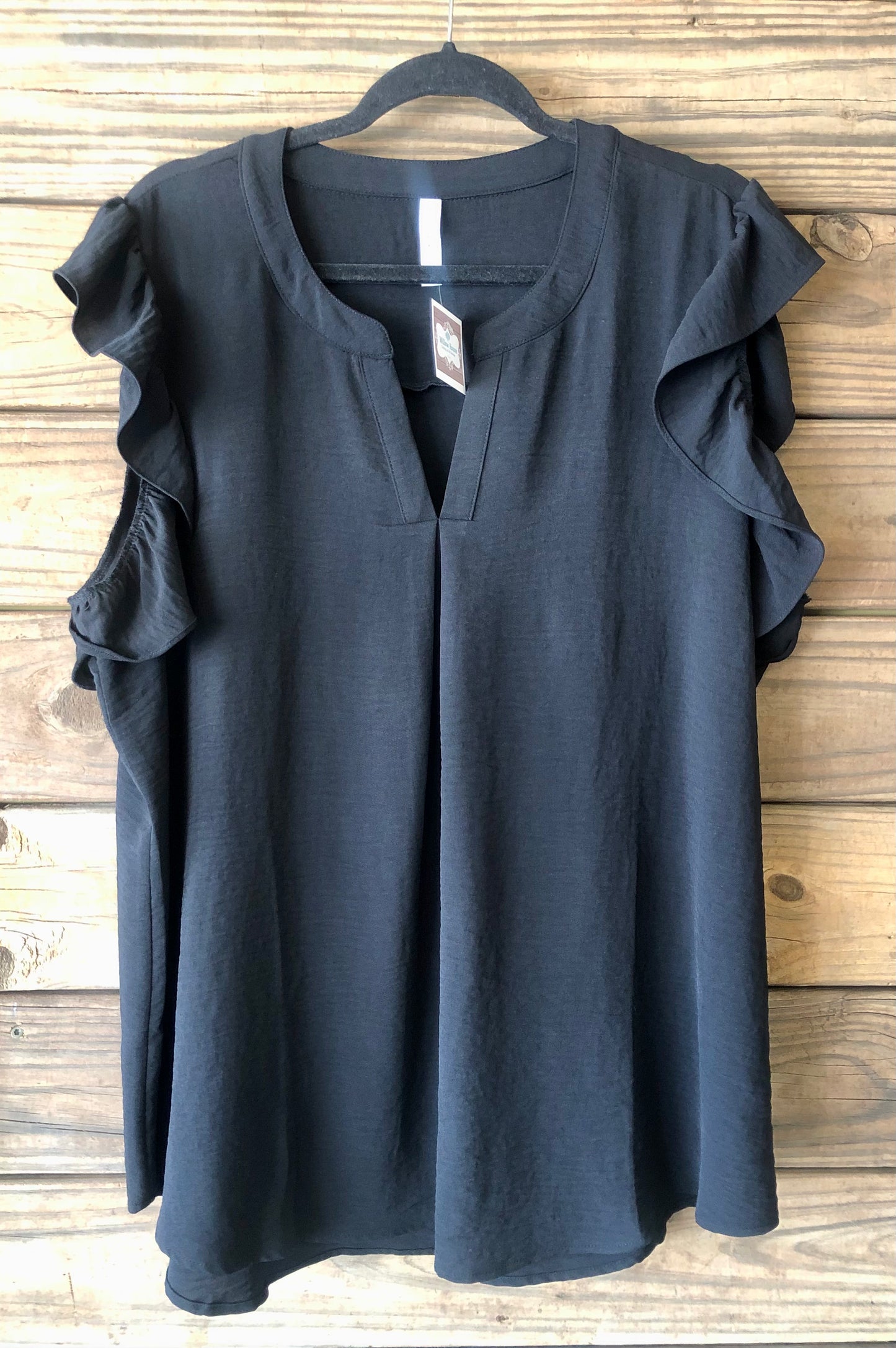 Airflow Top with Ruffle Detail