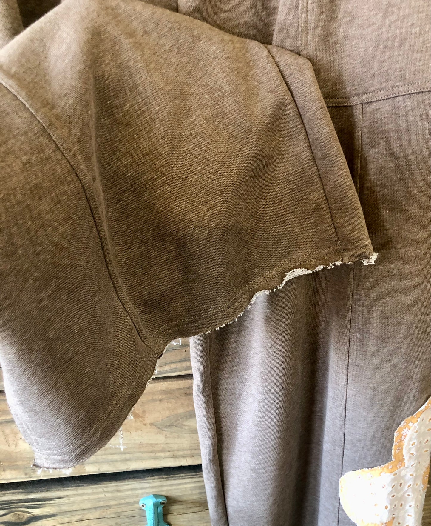 Flower Appliqué Palazzo Pants