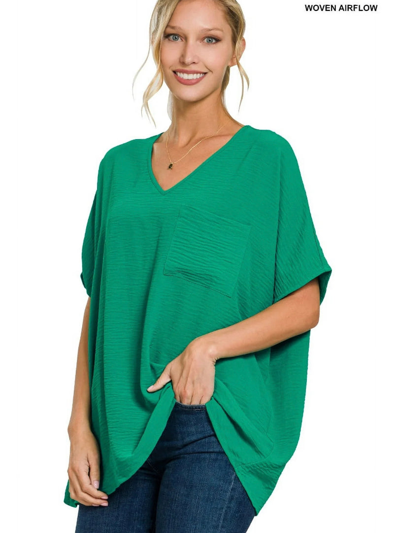 Airflow V Neck Top