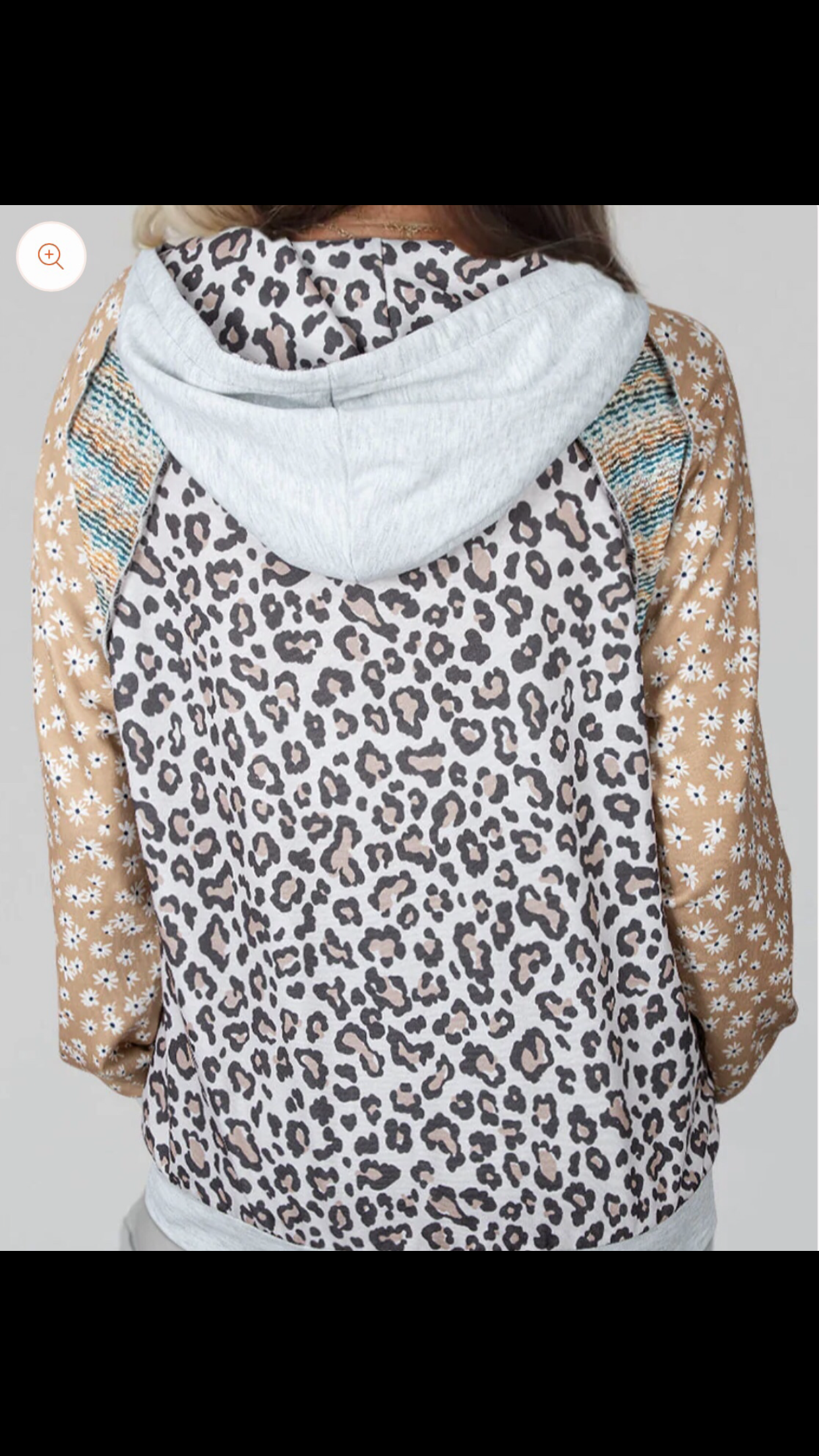 Leopard & Floral Hoodie