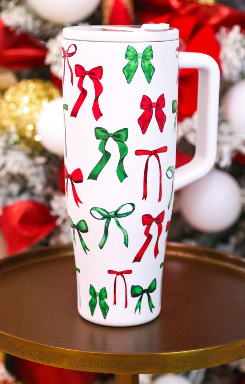 Festive Bow Tumbler