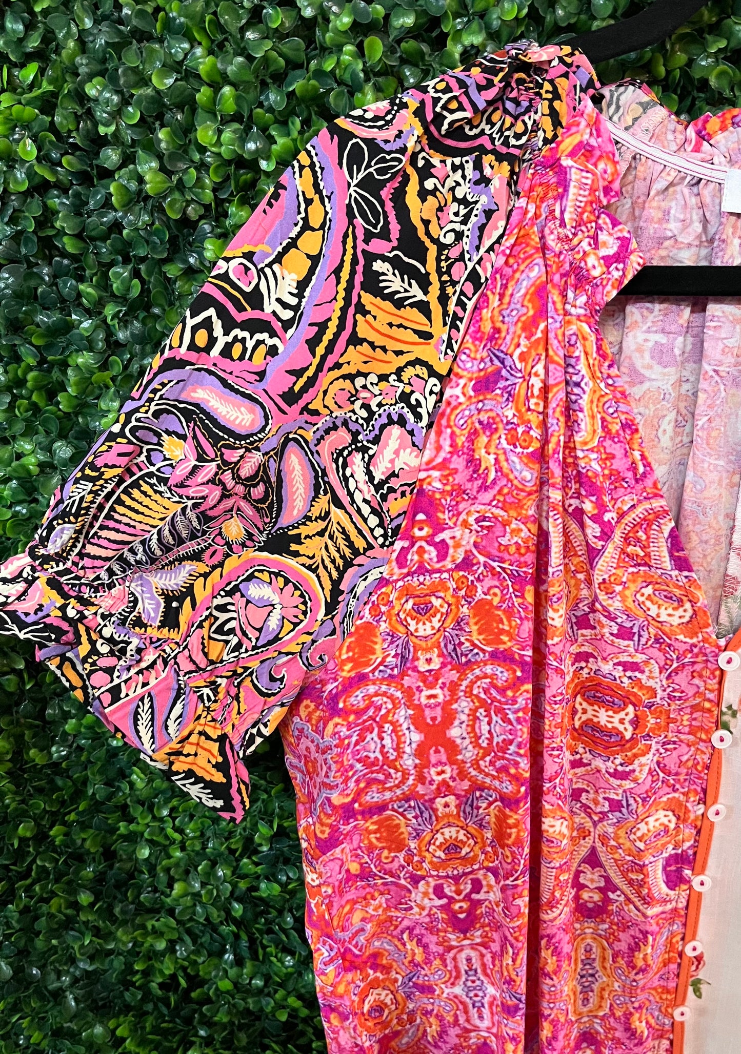 Floral Pink Mix Top