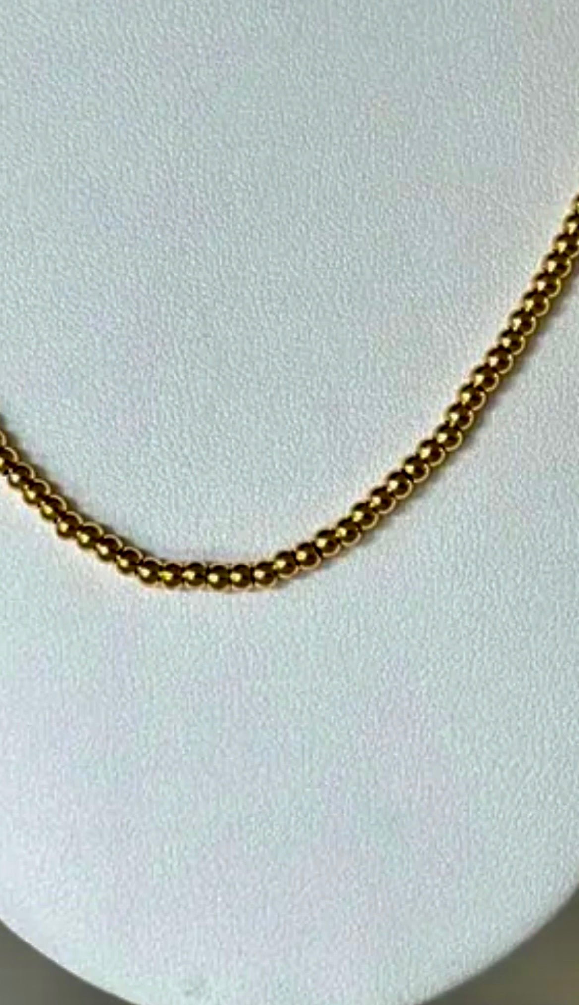 Gold Beaded Necklace