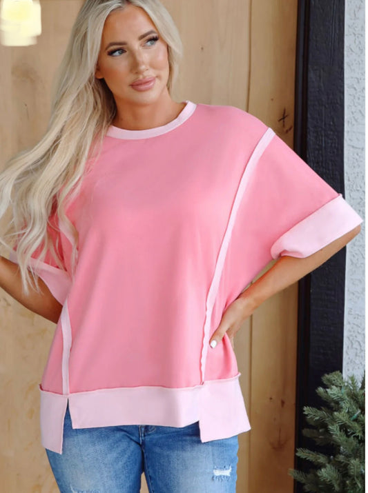 Powder Puff Pink Top