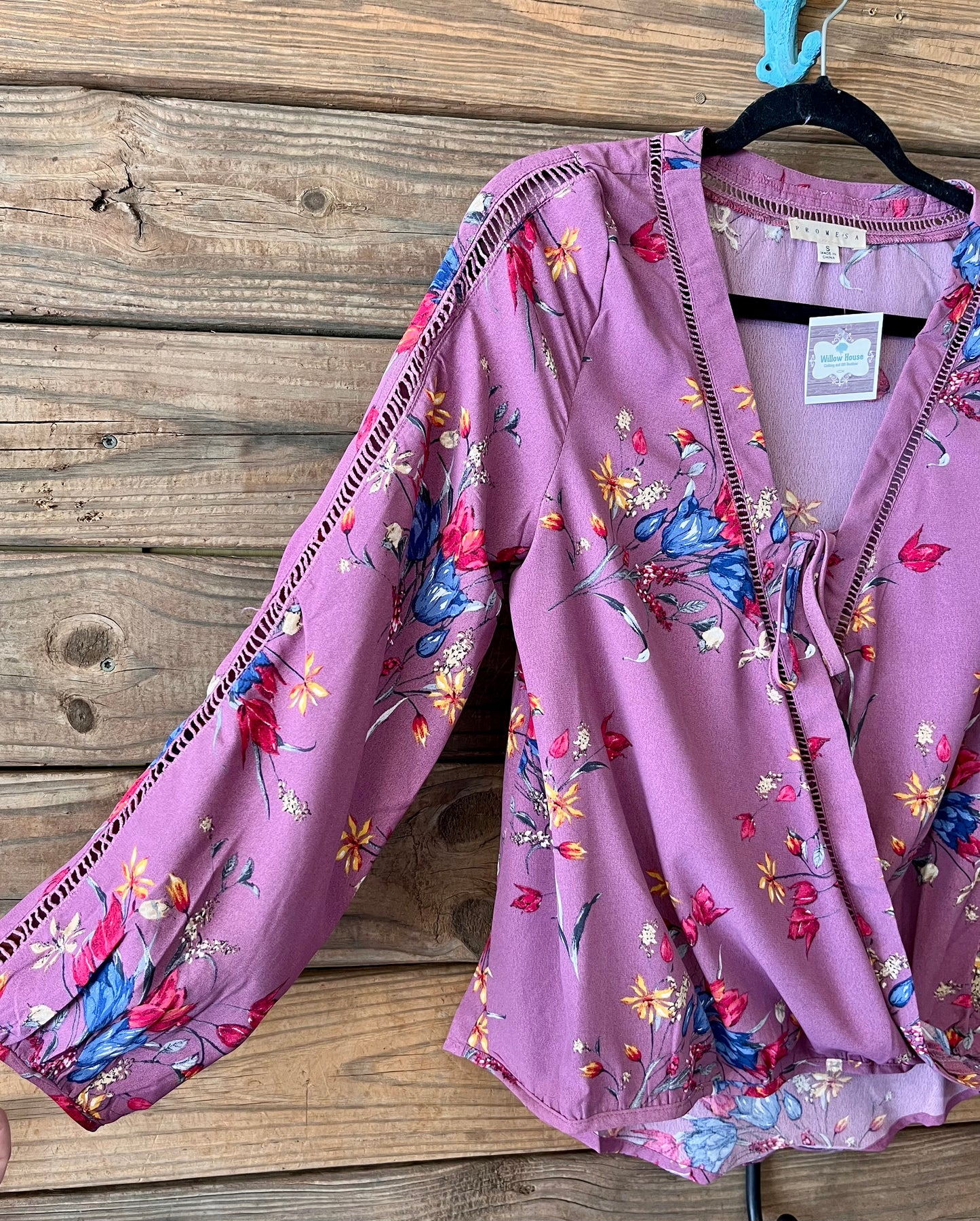 Floral Criss Cross Top