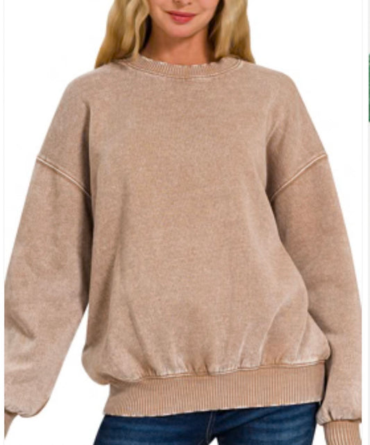 Mineral Wash Comfy Sweatshirt