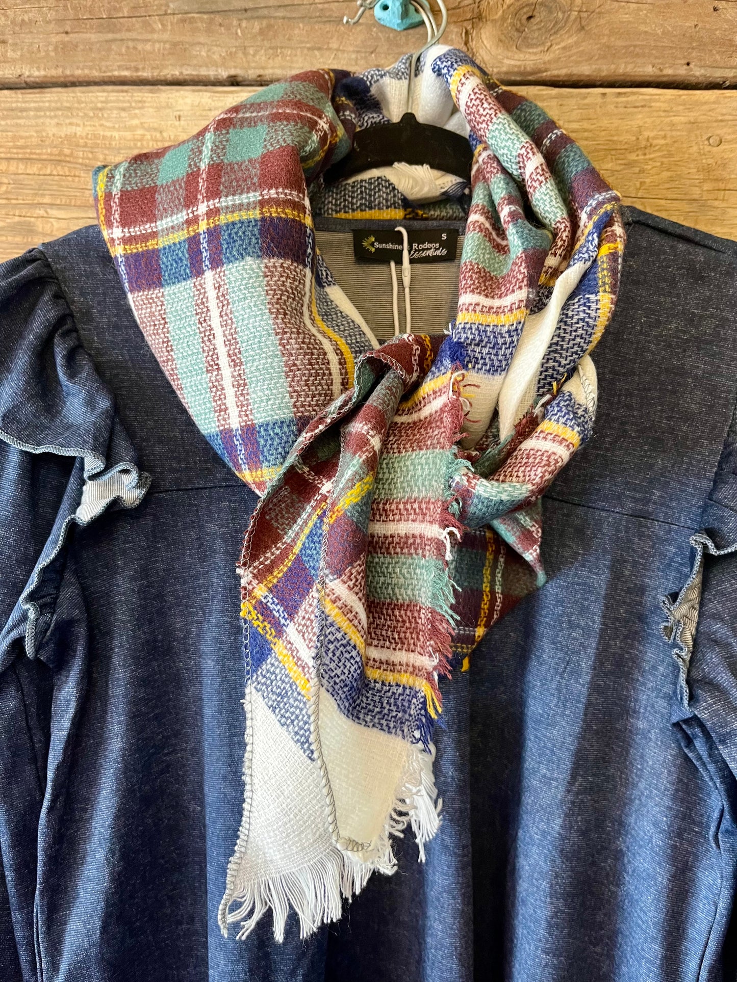 Cozy Plaid Scarf
