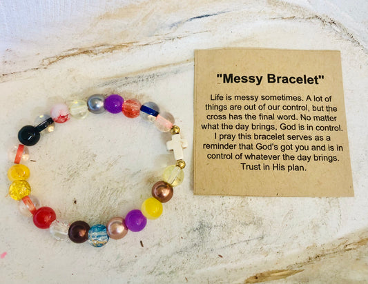 Messy Beaded Bracelet