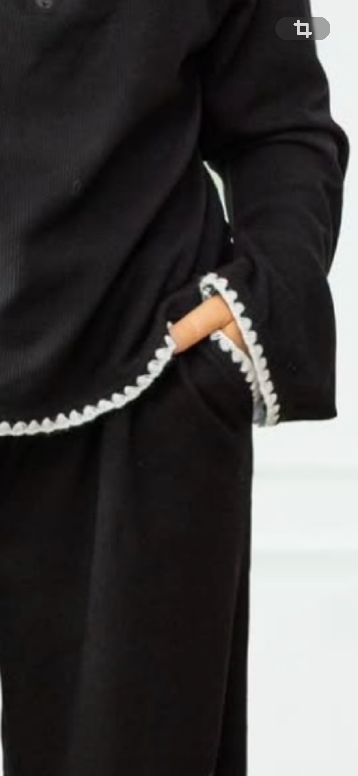 Crochet Edge 2 Pc Set