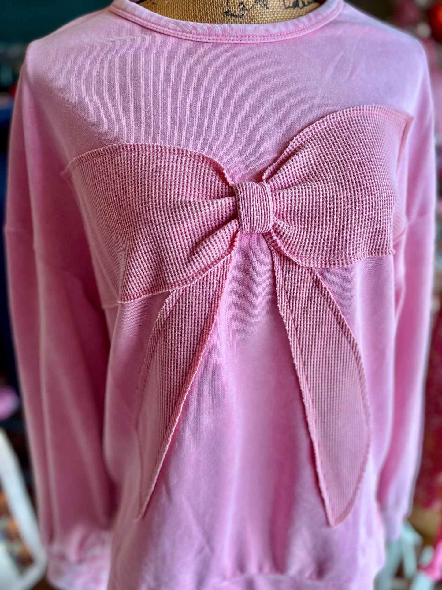Pink Bella Bow Pullover