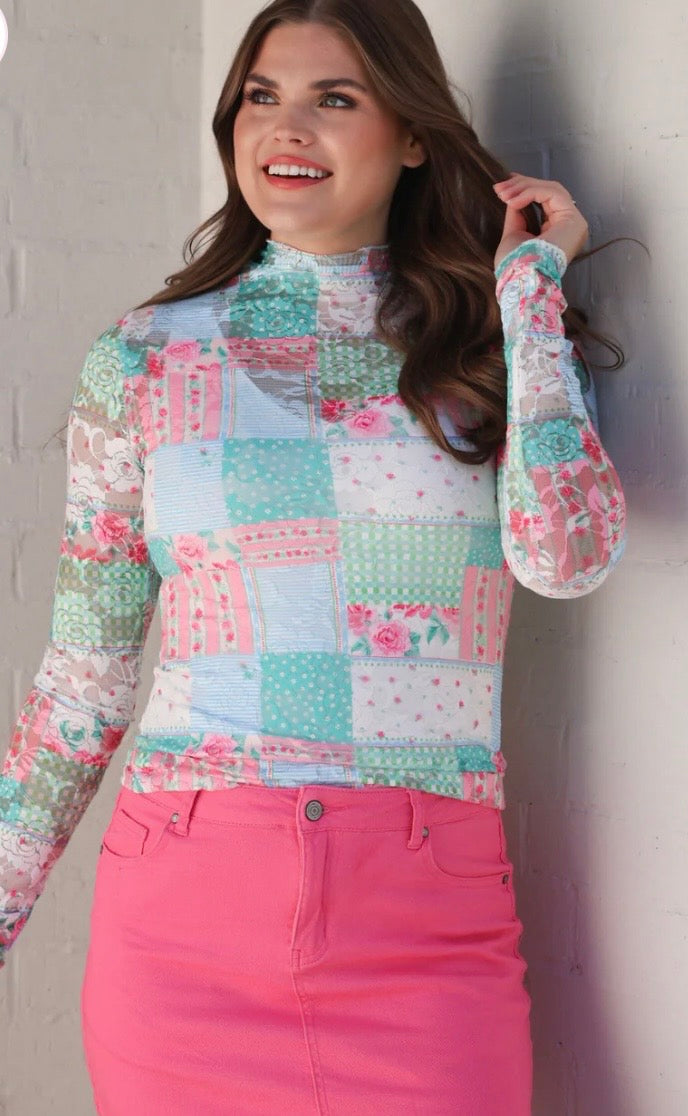 Lace Mesh Top