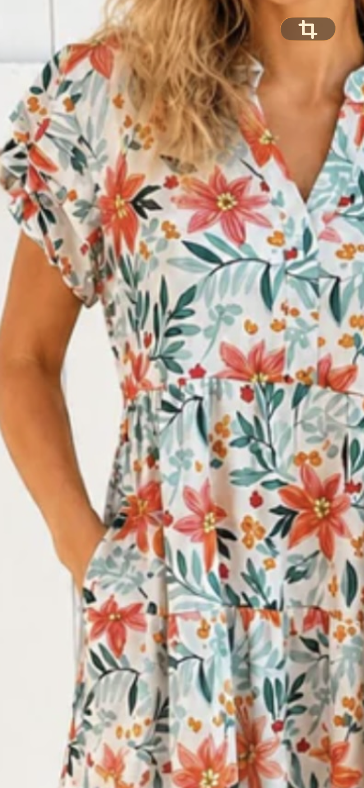 Flower Fields Vibrant Dress