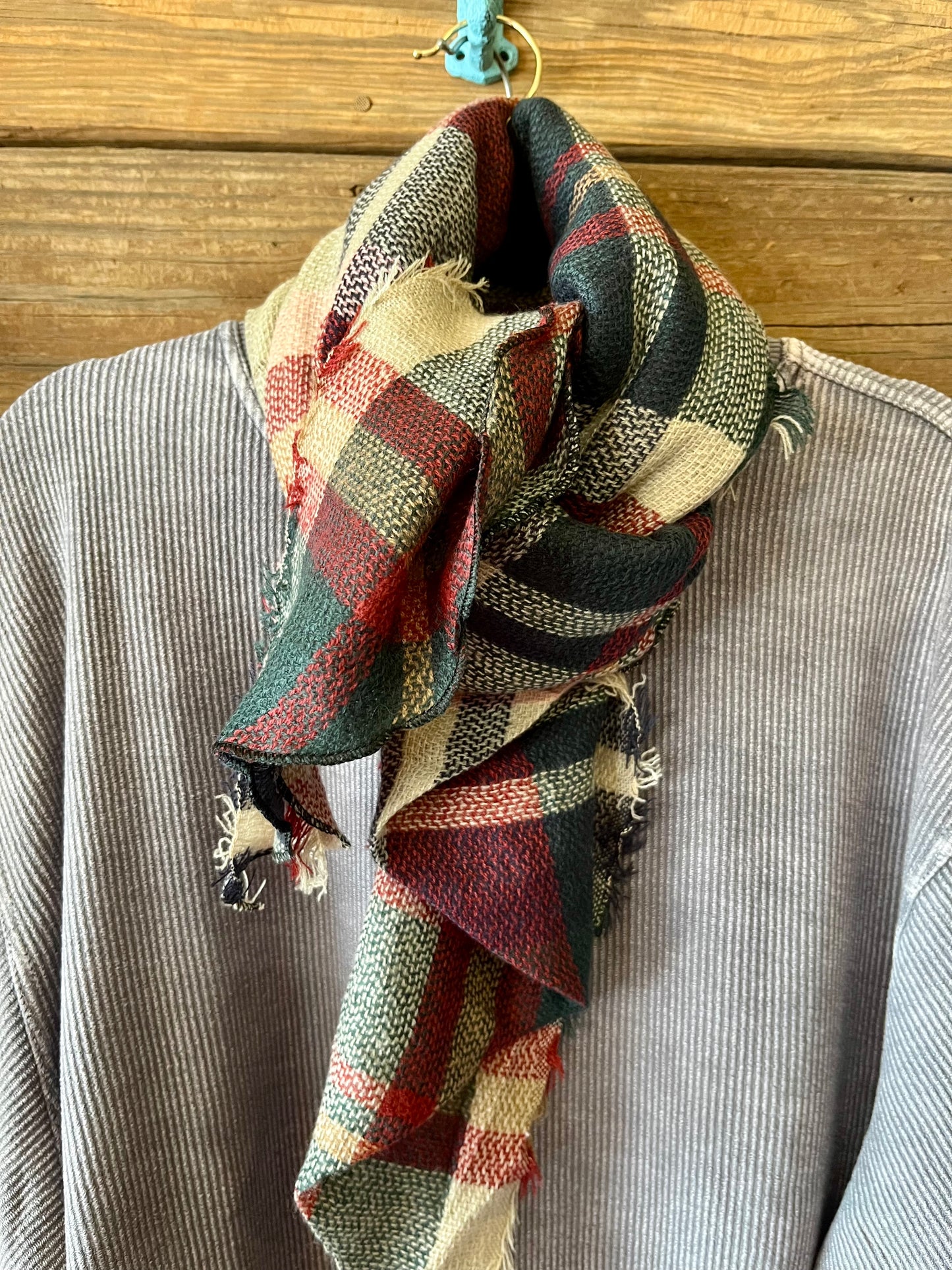 Cozy Plaid Scarf