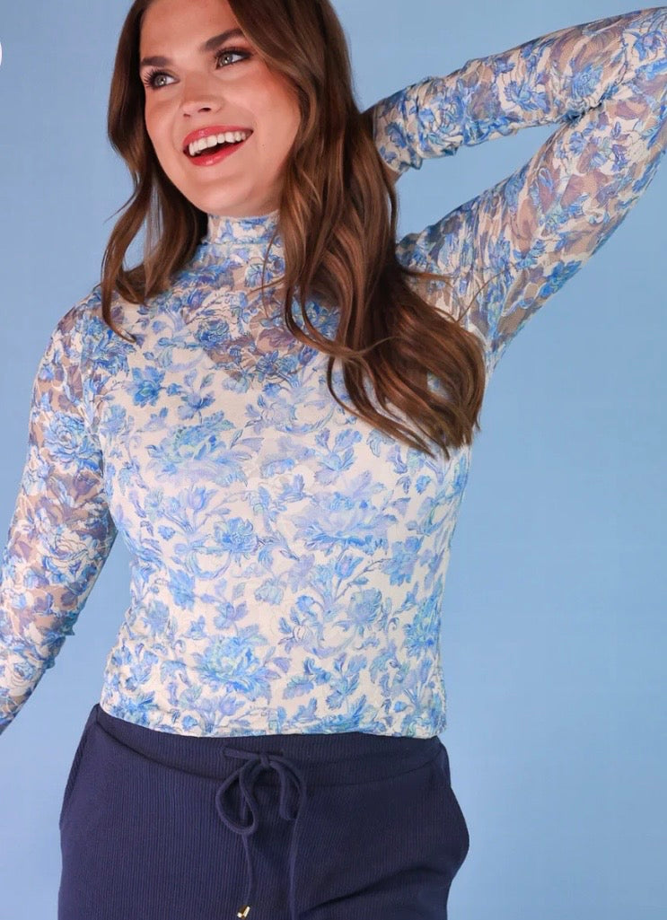 Lace Mesh Top
