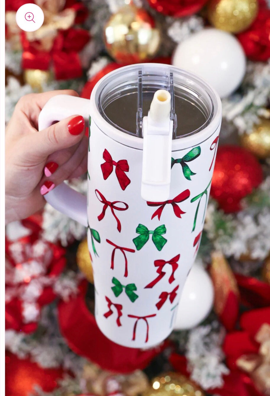 Festive Bow Tumbler