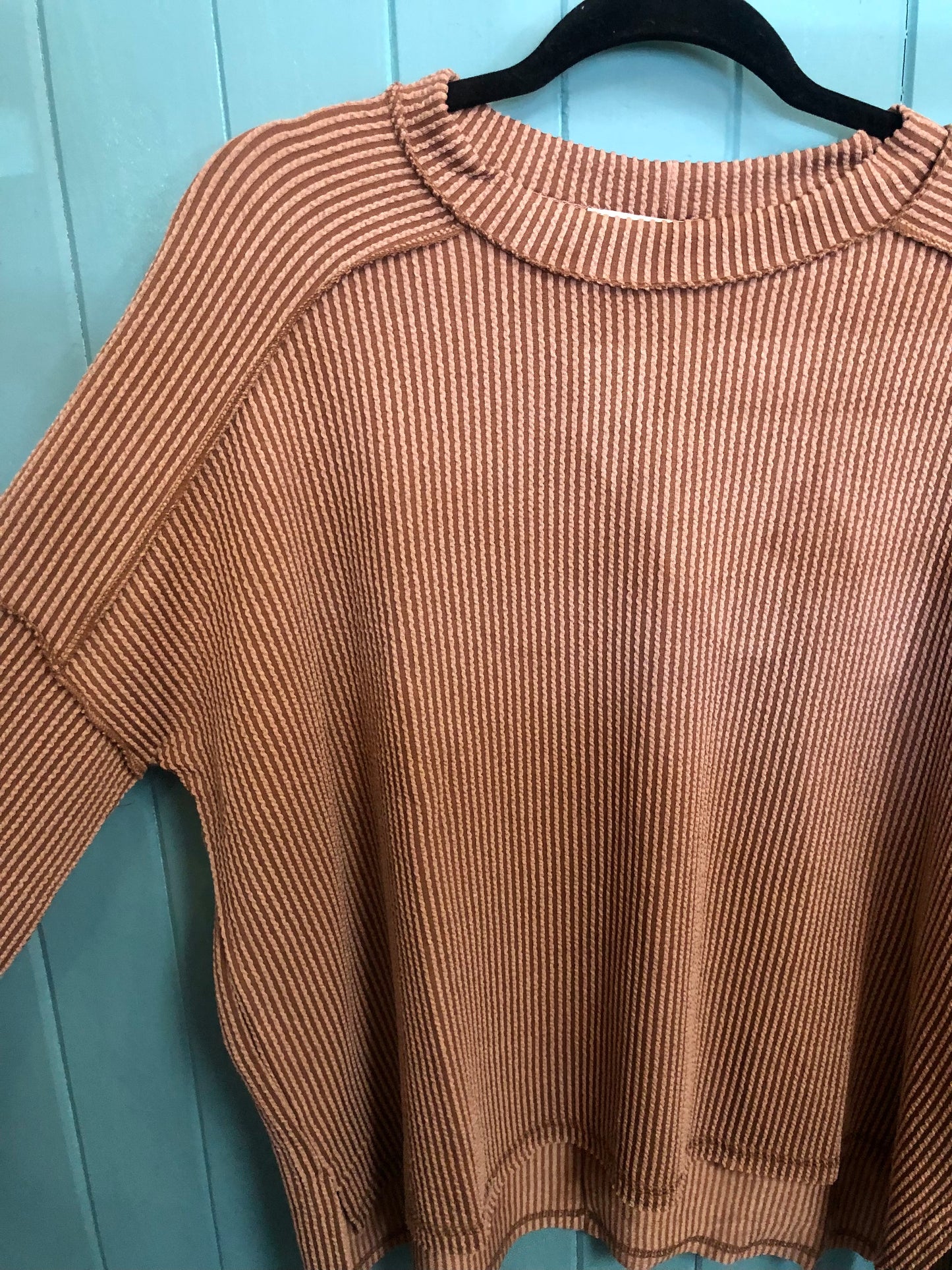 Ribbed Long Sleeve Top