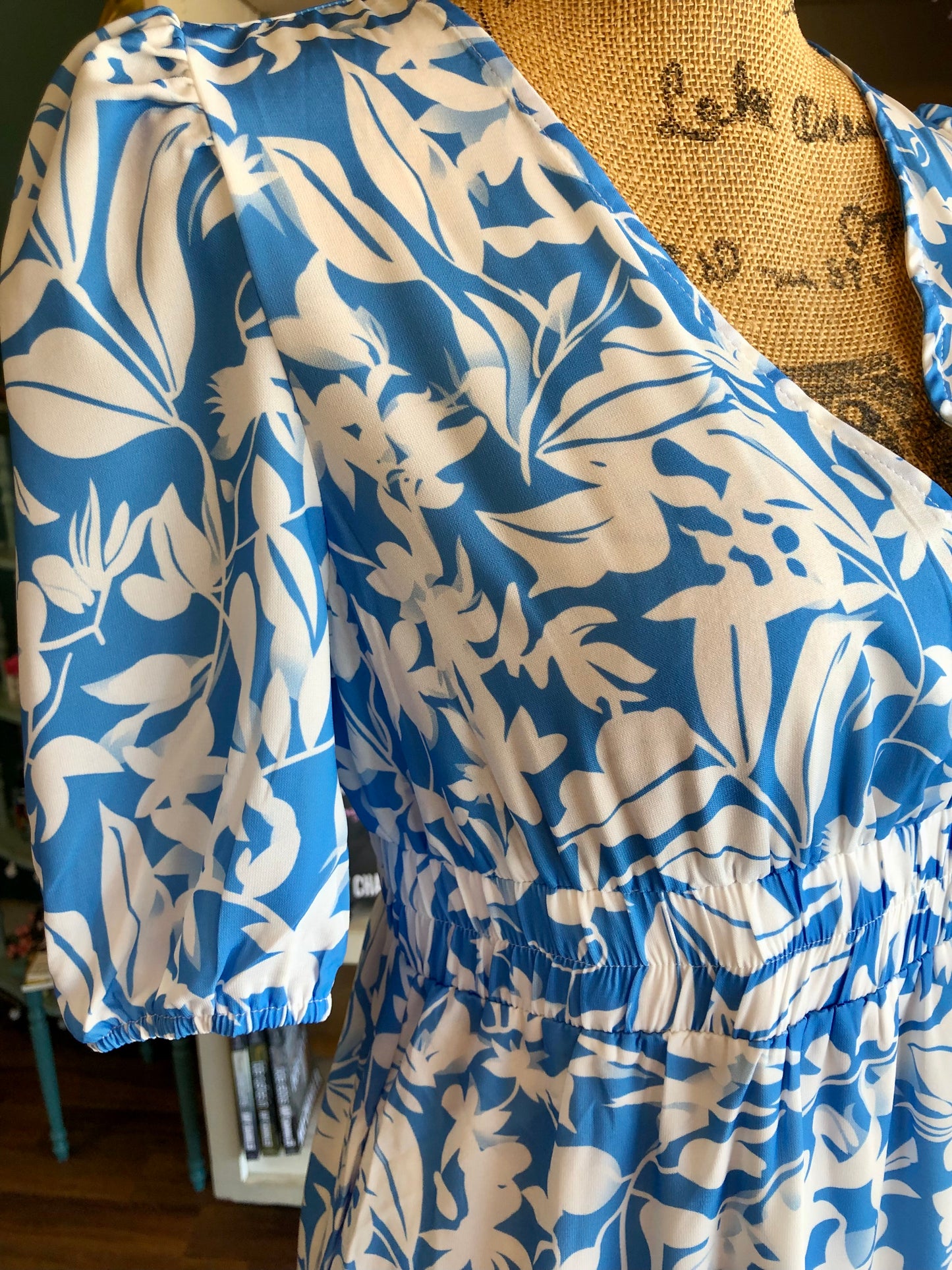 Blue Ivy Floral Midi Dress