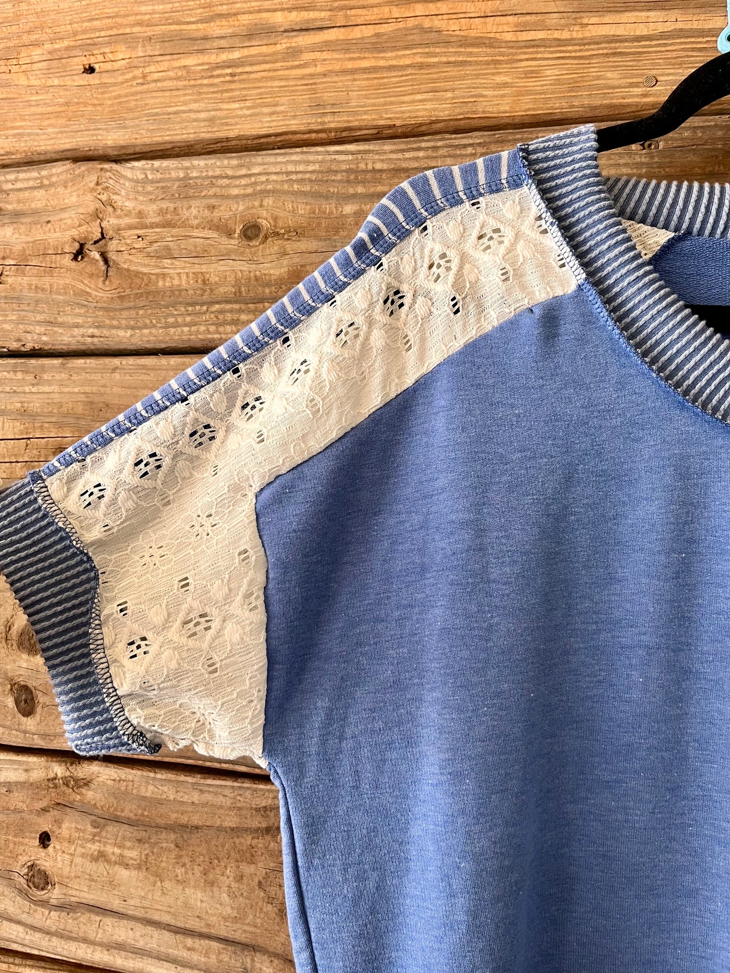 Blue Skies Multi Pattern Top
