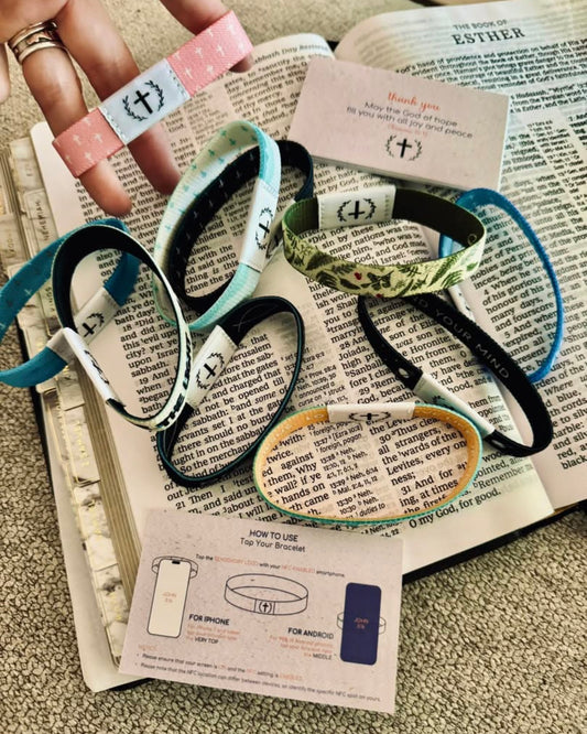 Scripture Tap Bracelet