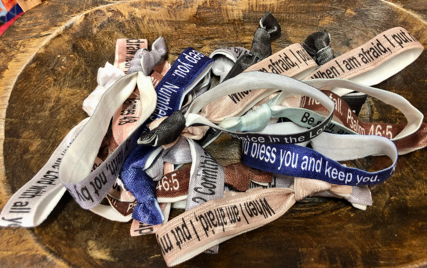 Scripture Hair Ties