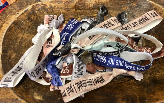 Scripture Hair Ties