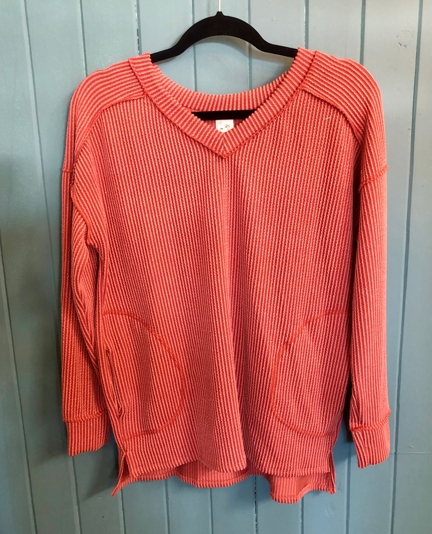 Ribbed Long Sleeve Top