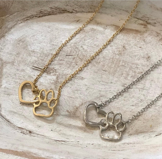 Paw & Heart Necklace