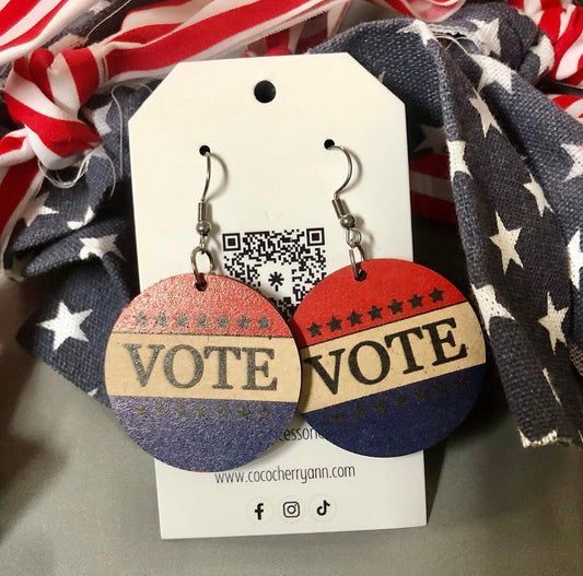 Vote Earrings