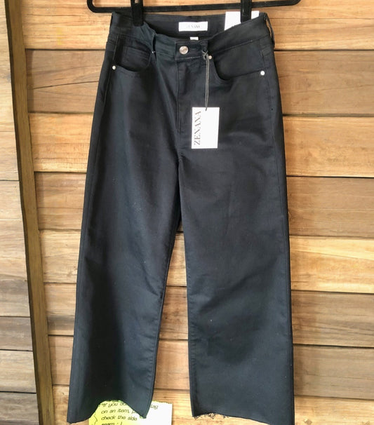 Cropped Wide Leg Jeans