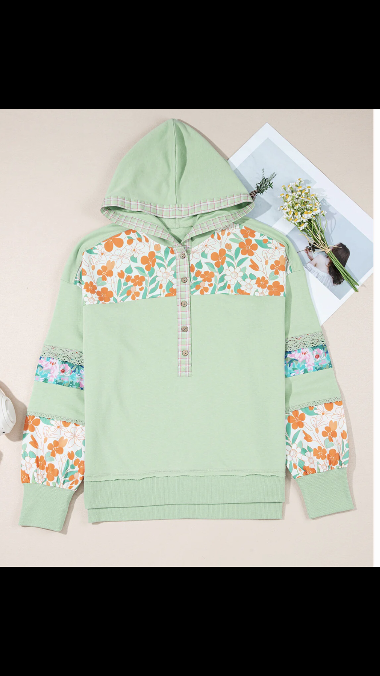 Lime & Lace Hoodie
